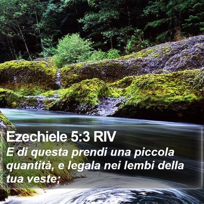 Ezechiele 5:3 RIV Bible Verse Image
