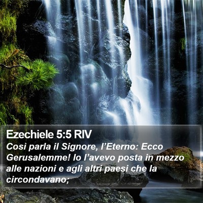 Ezechiele 5:5 RIV Bible Verse Image