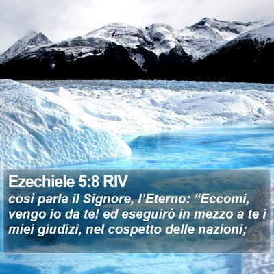Ezechiele 5:8 RIV Bible Verse Image