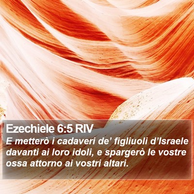 Ezechiele 6:5 RIV Bible Verse Image