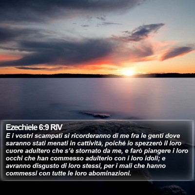 Ezechiele 6:9 RIV Bible Verse Image