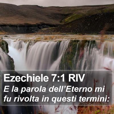 Ezechiele 7:1 RIV Bible Verse Image