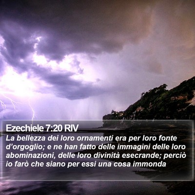 Ezechiele 7:20 RIV Bible Verse Image
