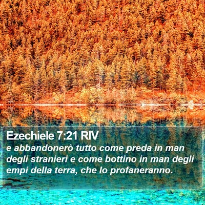 Ezechiele 7:21 RIV Bible Verse Image