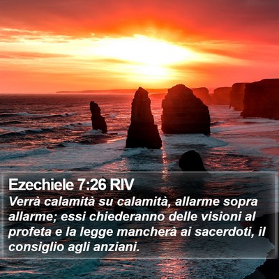 Ezechiele 7:26 RIV Bible Verse Image