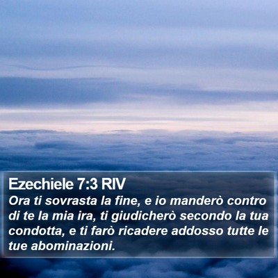 Ezechiele 7:3 RIV Bible Verse Image