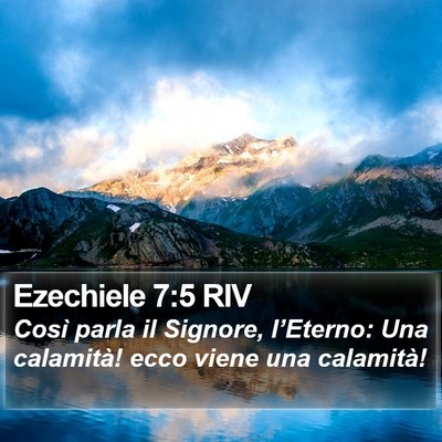 Ezechiele 7:5 RIV Bible Verse Image