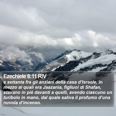Ezechiele 8:11 RIV Bible Verse Image