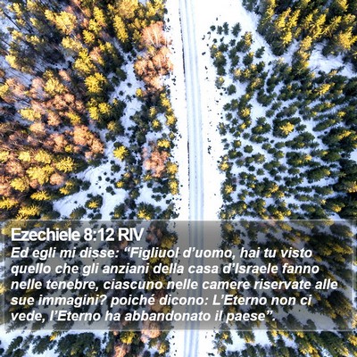 Ezechiele 8:12 RIV Bible Verse Image