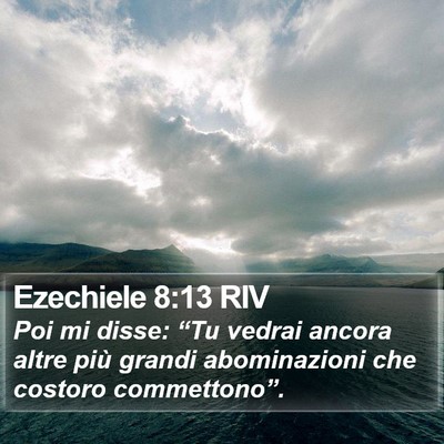 Ezechiele 8:13 RIV Bible Verse Image