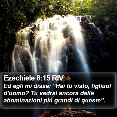 Ezechiele 8:15 RIV Bible Verse Image
