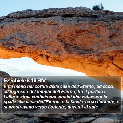 Ezechiele 8:16 RIV Bible Verse Image