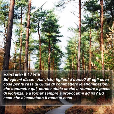 Ezechiele 8:17 RIV Bible Verse Image