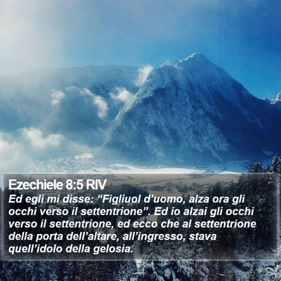 Ezechiele 8:5 RIV Bible Verse Image