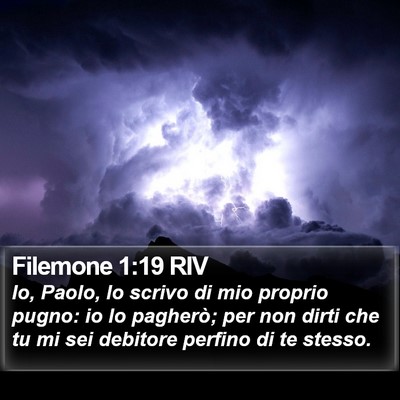 Filemone 1:19 RIV Bible Verse Image