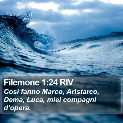 Filemone 1:24 RIV Bible Verse Image