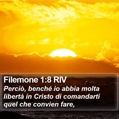 Filemone 1:8 RIV Bible Verse Image