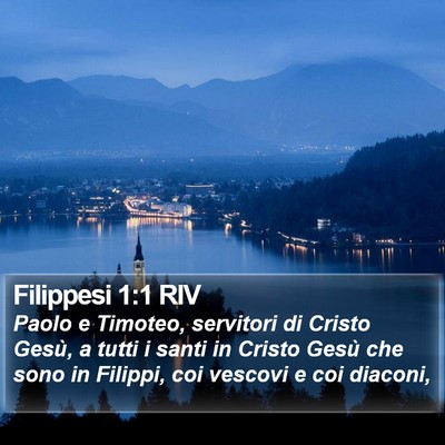 Filippesi 1:1 RIV Bible Verse Image