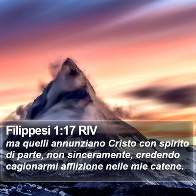 Filippesi 1:17 RIV Bible Verse Image
