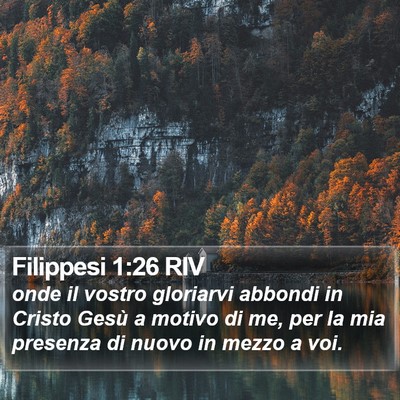 Filippesi 1:26 RIV Bible Verse Image