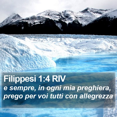 Filippesi 1:4 RIV Bible Verse Image