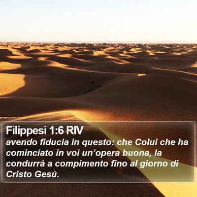 Filippesi 1:6 RIV Bible Verse Image