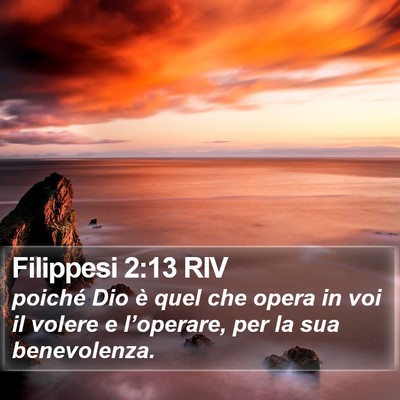 Filippesi 2:13 RIV Bible Verse Image
