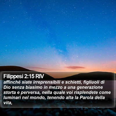 Filippesi 2:15 RIV Bible Verse Image
