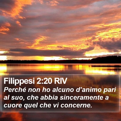 Filippesi 2:20 RIV Bible Verse Image