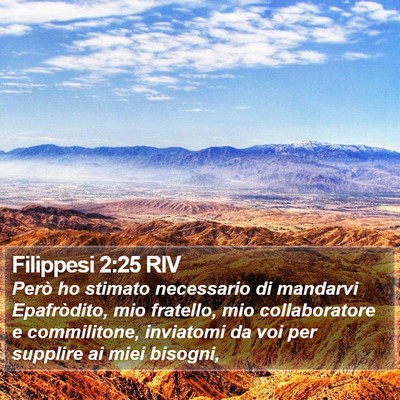 Filippesi 2:25 RIV Bible Verse Image