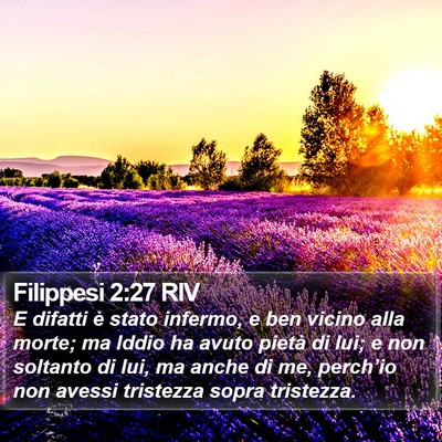 Filippesi 2:27 RIV Bible Verse Image