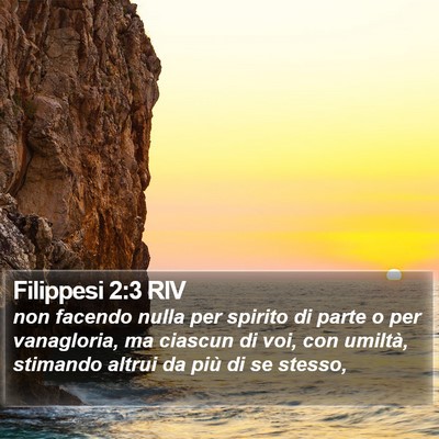 Filippesi 2:3 RIV Bible Verse Image
