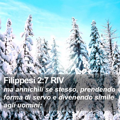 Filippesi 2:7 RIV Bible Verse Image