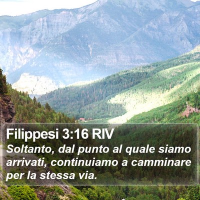 Filippesi 3:16 RIV Bible Verse Image