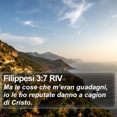 Filippesi 3:7 RIV Bible Verse Image