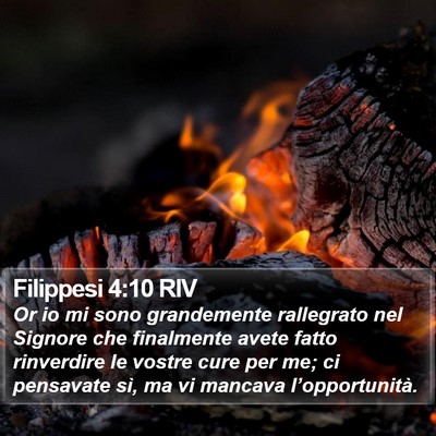 Filippesi 4:10 RIV Bible Verse Image