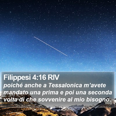Filippesi 4:16 RIV Bible Verse Image