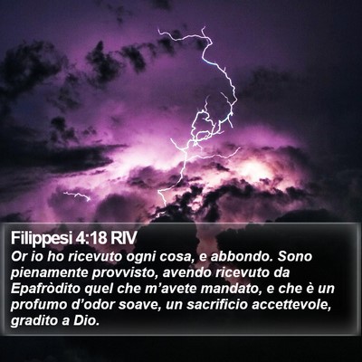 Filippesi 4:18 RIV Bible Verse Image