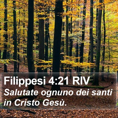 Filippesi 4:21 RIV Bible Verse Image