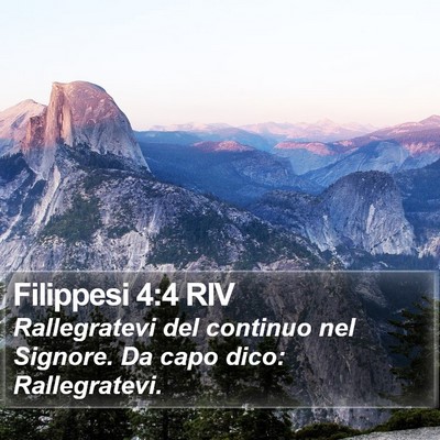 Filippesi 4:4 RIV Bible Verse Image