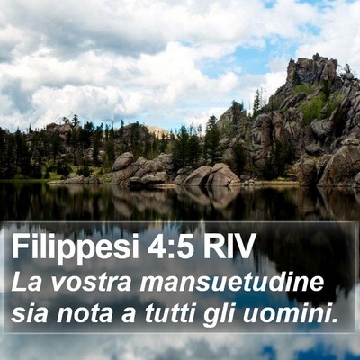 Filippesi 4:5 RIV Bible Verse Image