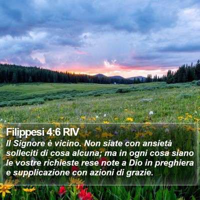 Filippesi 4:6 RIV Bible Verse Image