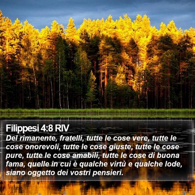 Filippesi 4:8 RIV Bible Verse Image
