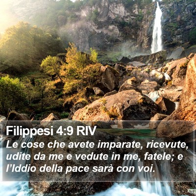 Filippesi 4:9 RIV Bible Verse Image