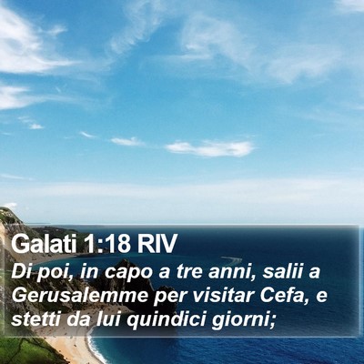 Galati 1:18 RIV Bible Verse Image