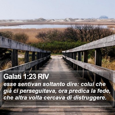 Galati 1:23 RIV Bible Verse Image
