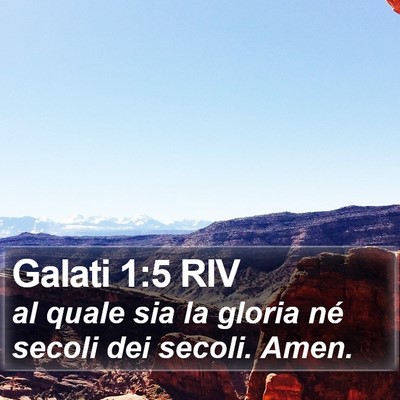 Galati 1:5 RIV Bible Verse Image