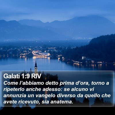 Galati 1:9 RIV Bible Verse Image