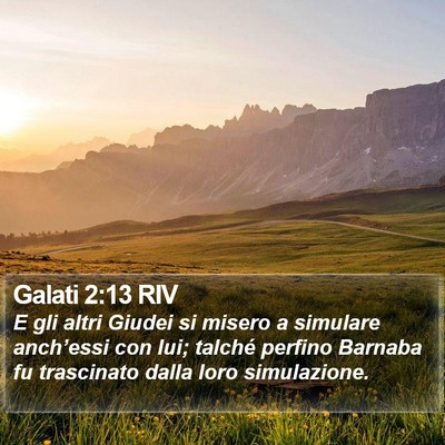 Galati 2:13 RIV Bible Verse Image