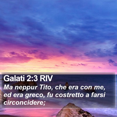 Galati 2:3 RIV Bible Verse Image